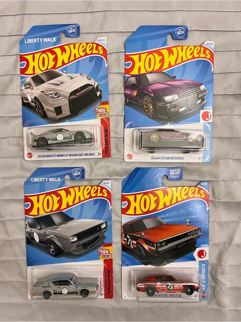 Hot Wheels- Liberty Walk & Nissan Skyline Lot Of 4